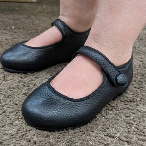 Black Mary Jane Kids Shoes